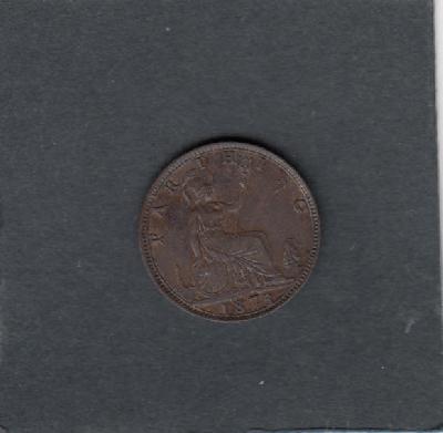 Beschrijving: 1 Farthing  VICTORIA